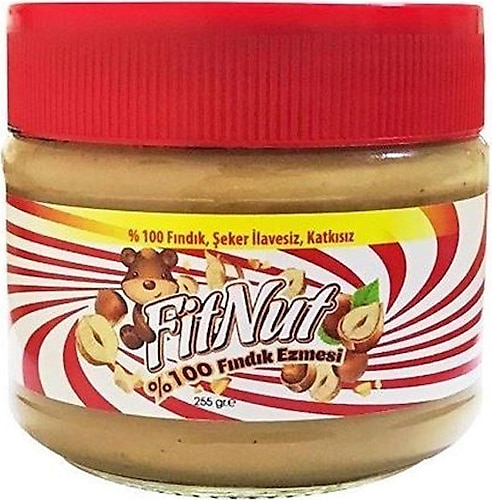FitNut %100 Fındık Ezmesi 255 gr