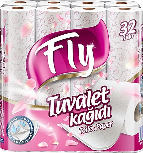 Fly Pembe 2 Katlı 32'li Tuvalet Kağıdı