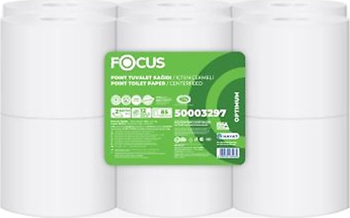 Focus 50003297 Optimum Point İçten Çekmeli Tuvalet Kağıdı 85 Metre 12 Adet