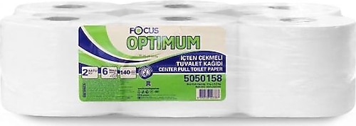 Focus Optimum İçten Çekmeli 140 m 6'lı Tuvalet Kağıdı