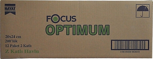 Focus Optimum Z Katlı 12x200 Yaprak Dispenser Havlu