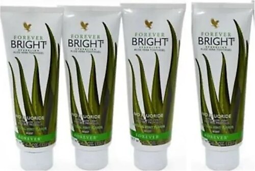 Forever Bright Aloe Vera Beyazlatıcı Florürsüz Diş Macunu 130 ml 4 Adet