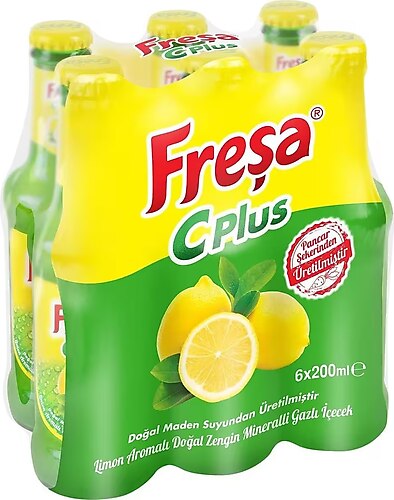 Fresa C Plus Limon Aromali Maden Suyu 200 Ml X 6 Adet