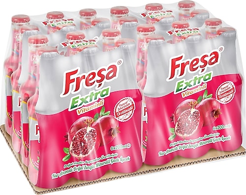 Freşa Extra Multivitaminli 200 ml 24'lü Narlı Madensuyu