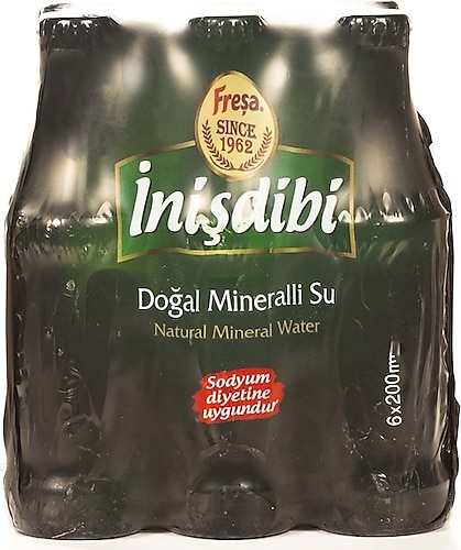 Freşa İnişdibi 200 ml 6'lı Doğal Maden Suyu