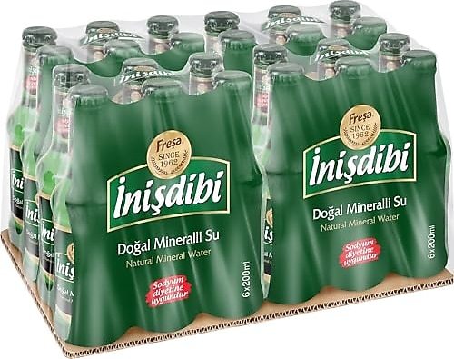 Freşa Inişdibi Maden Suyu 200 ml x 3 Koli (72 Şişe)
