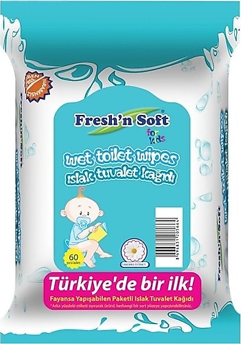 Fresh 'n Soft 6'lı Paket 360 Yaprak Islak Tuvalet Kağıdı