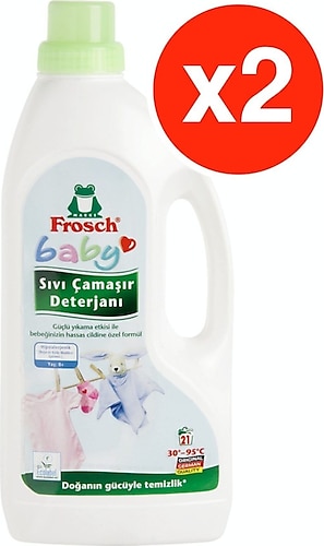 Frosch Baby Bebek Sıvı Çamaşır Deterjanı 1500 ml 2 Adet