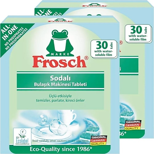 Frosch Sodalı Bulaşık Makinesi Tableti 30'lu 2 Adet