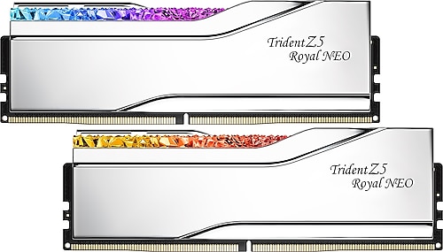 G.Skill TZ5 Royal Neo Silver RGB EXPO 32 GB(2x16) 6000 MHz CL28 F5-6000J2836G16GX2-TR5NS DDR5 Ram