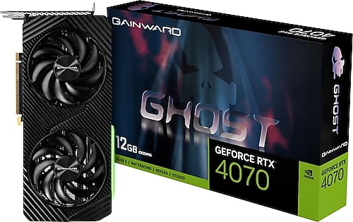 Gainward RTX 4070 Ghost NE64070019K9-1048B 192 Bit GDDR6 12 GB Ekran Kartı