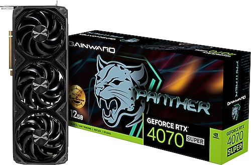 Gainward RTX 4070 Super Panther OC NED407ST19K9-1043Z 192 Bit GDDR6X 12 GB Ekran Kartı