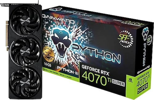 Gainward RTX 4070 TI Super Python III OC NED47TSS19T2-1043T 256 Bit GDDR6X 16 GB Ekran Kartı