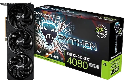 Gainward RTX 4080 Super Python III NED408S019T2-1032T 256 Bit GDDR6X 16 GB Ekran Kartı
