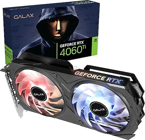 Galax RTX 4060 TI 46IZL8MD8YEX 128 Bit GDDR6 16 GB Ekran Kartı