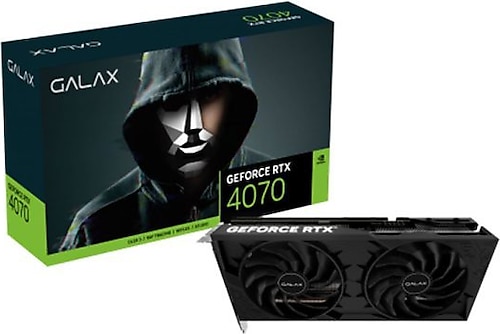 Galax RTX 4070 D6 1-Click OC 2X 47NOL7MDABDX 192 Bit GDDR6 12 GB Ekran Kartı