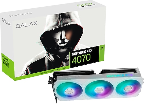 Galax RTX 4070 EX Gamer White 47NOM7MD7K 192 Bit GDDR6X 12 GB Ekran Kartı