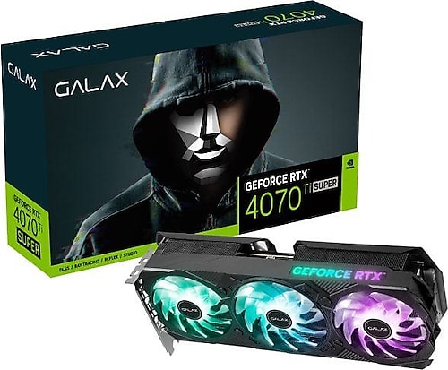 Galax RTX 4070 TI Super EX Gamer 1-Click OC 47UZM6MD9BUP 256 Bit GDDR6X 16 GB Ekran Kartı