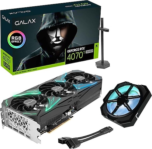 Galax RTX 4070 TI Super SG 1-Click OC 47UZM6MD6MER 256 Bit GDDR6X 16 GB Ekran Kartı
