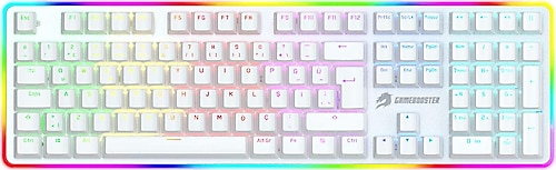 GameBooster G918 Fire Storm RGB Red Switch Kablolu Mekanik Oyuncu Klavyesi Beyaz