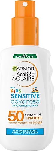Garnier Ambre Solaire Sensitive Advanced 50 Faktör Çocuk Güneş Koruyucu Sprey 150 ml