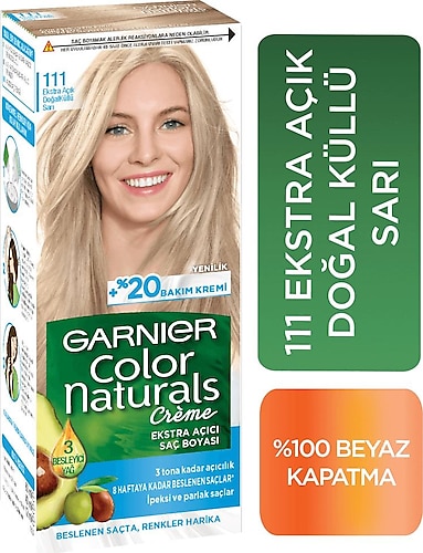 Garnier Color Naturals 111 Ekstra Açık Doğal Sarı Saç Boyası