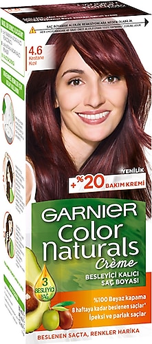 Garnier Color Naturals 4.6 Kestane Kızıl Saç Boyası