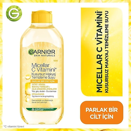 Garnier Micellar C Vitamini Kusursuz Makyaj Temizleme Suyu 400 ml