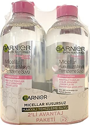 Garnier Micellar Kusursuz Hassas Makyaj Temizleme Suyu 375 ml 2 Adet