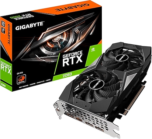 Gigabyte RTX 2060 D6 6G GV-N2060D6-6GD 192 Bit GDDR6 6 GB Ekran Kartı