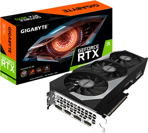 Gigabyte RTX 3070 Gaming OC 8G GV-N3070GAMING OC-8GD 256 Bit GDDR6 8 GB Ekran Kartı