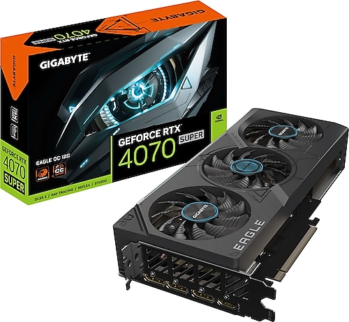 Gigabyte RTX 4070 Super Eagle OC 12G GV-N407SEAGLE OC-12GD 192 Bit GDDR6X 12 GB Ekran Kartı