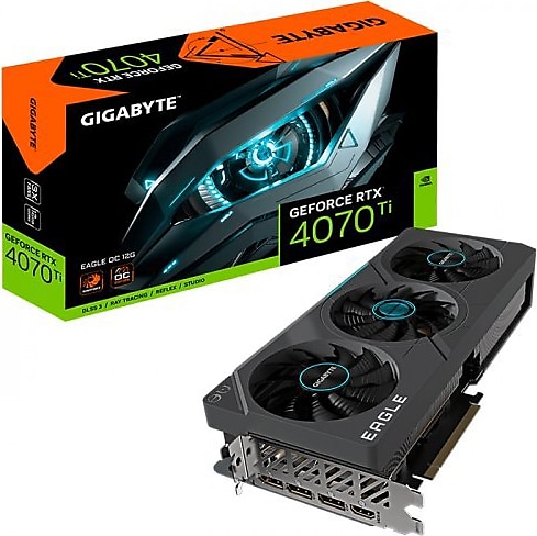 Gigabyte RTX 4070 TI Eagle OC GV-N407TEAGLE OC-12G 192 Bit GDDR6X 12 GB Ekran Kartı