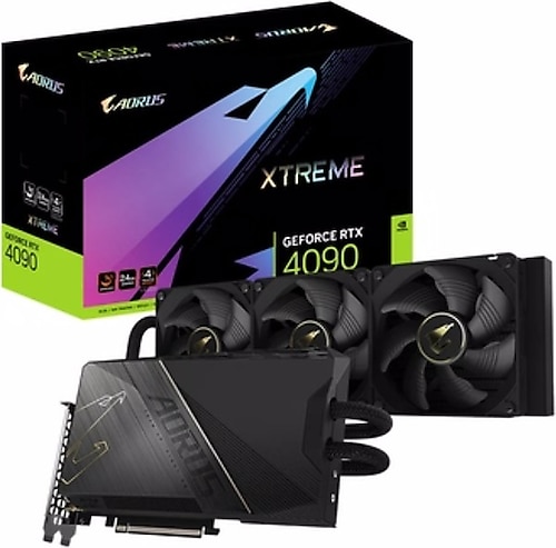 Gigabyte RTX 4090 AORUS XTREME WATERFORCE 24G GV-N4090AORUSX W-24GD 384 Bit GDDR6X 24 GB Ekran Kartı