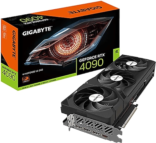 Gigabyte RTX 4090 Windforce V2 GV-N4090WF3V2-24GD 384 Bit GDDR6X 24 GB Ekran Kartı