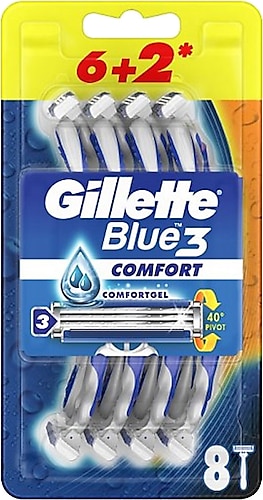 Gillette Blue3 Comfort Kullan-At 8'li Tıraş Bıçağı