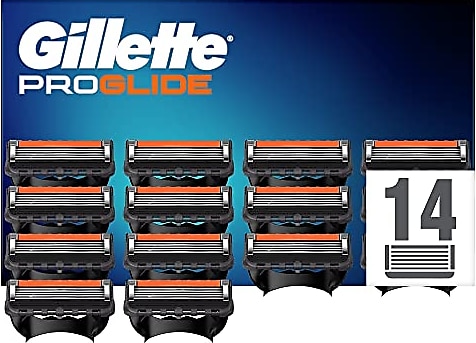 Gillette Fusion ProGlide Yedek Tıraş Bıçağı 14 Adet Karton Paket