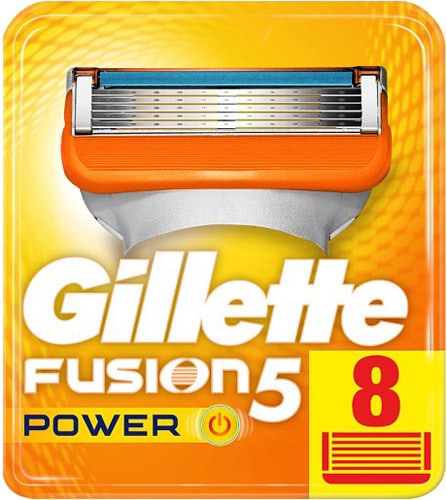 Gillette Fusion5 Power 8'li Yedek Tıraş Bıçağı