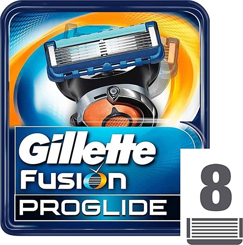 Gillette Fusion5 Proglide 8'li Yedek Tıraş Bıçağı