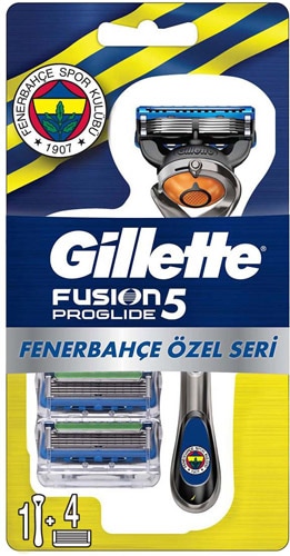 Gillette Fusion5 Proglide Fenerbahçe Özel Seri 4 Yedekli Tıraş Makinesi