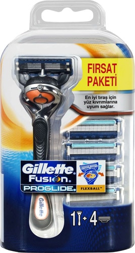 Gillette Fusion5 Proglide Flexball 4 Yedekli Tıraş Bıçağı