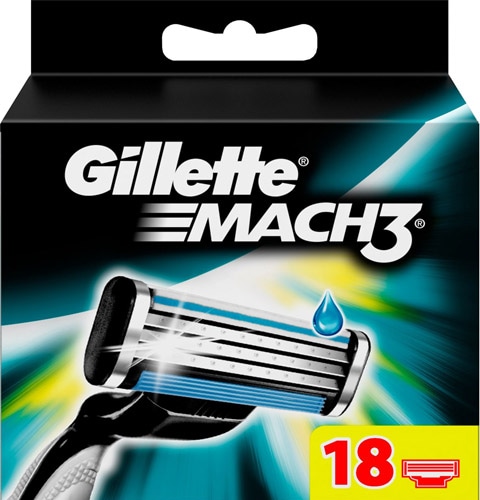 Gillette Mach3 Karton Paket 18'li Yedek Tıraş Bıçağı