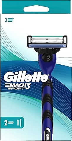 Gillette Mach3 Sport Tıraş Makinesi + 2 Adet Yedek Tıraş Bıçağı