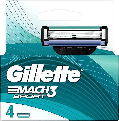 Gillette Mach3 Sport Yedek Tıraş Bıçağı 4 Adet