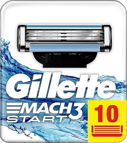 Gillette Mach3 Start 10'lu Yedek Tıraş Bıçağı