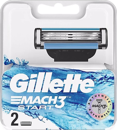 Gillette Mach3 Start 2'li Yedek Tıraş Bıçağı