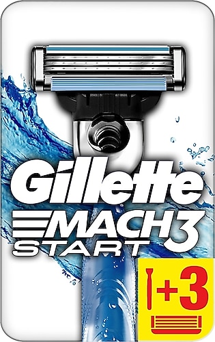Gillette Mach3 Start 3 Yedekli Tıraş Bıçağı