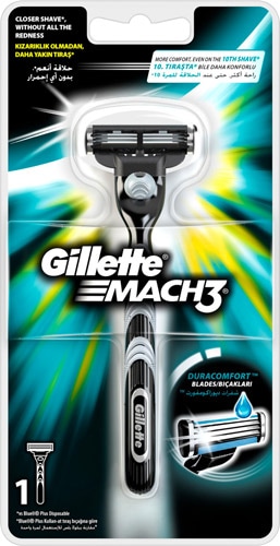 Gillette Mach3 Tıraş Bıçağı + 1 Yedek Bıçak