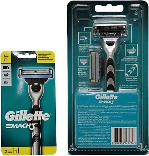 Gillette Mach3 Tıraş Makinesi + Yedek Tıraş Bıçağı