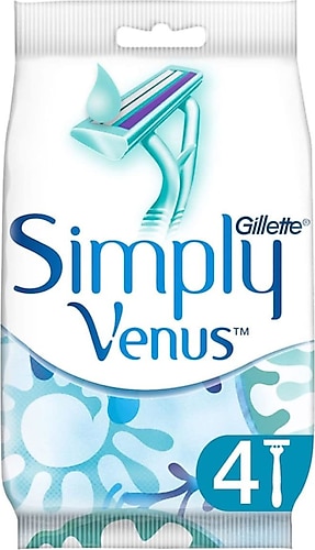 Gillette Simply Venus 2 Kullan At 4'lü Tıraş Bıçağı